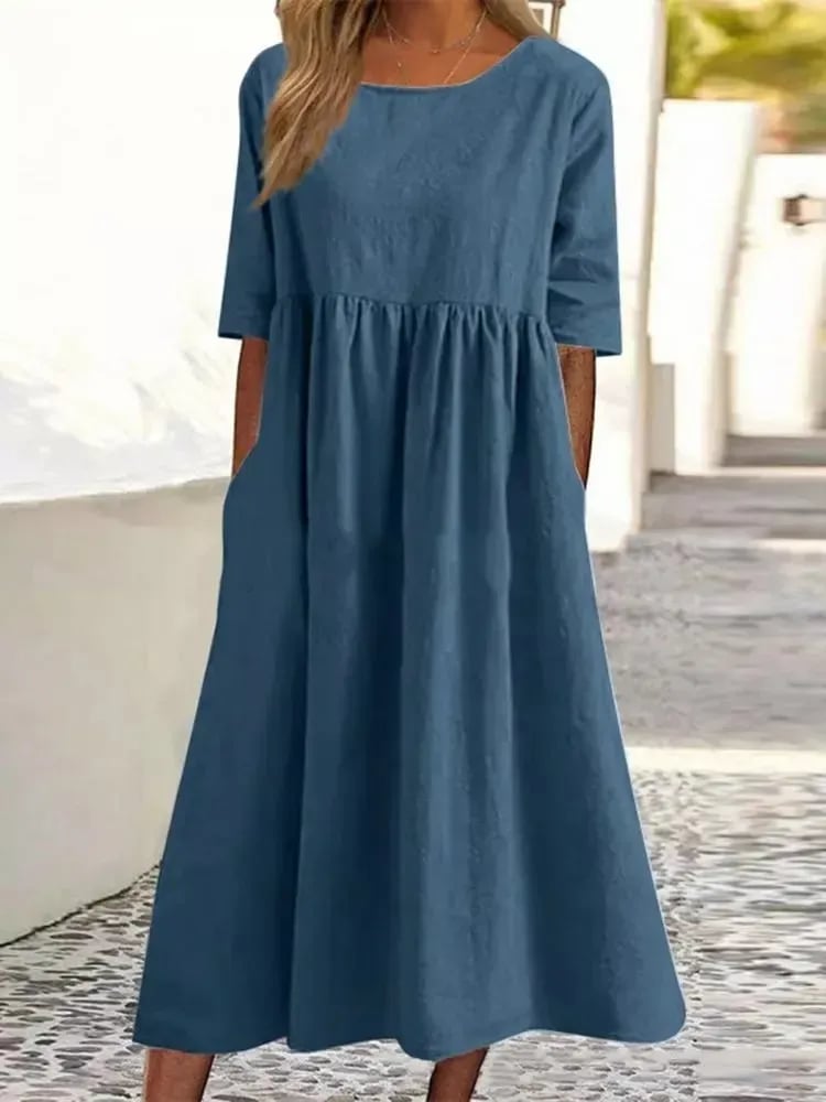 Vintage-Inspired Classic Dress for Women | Eva