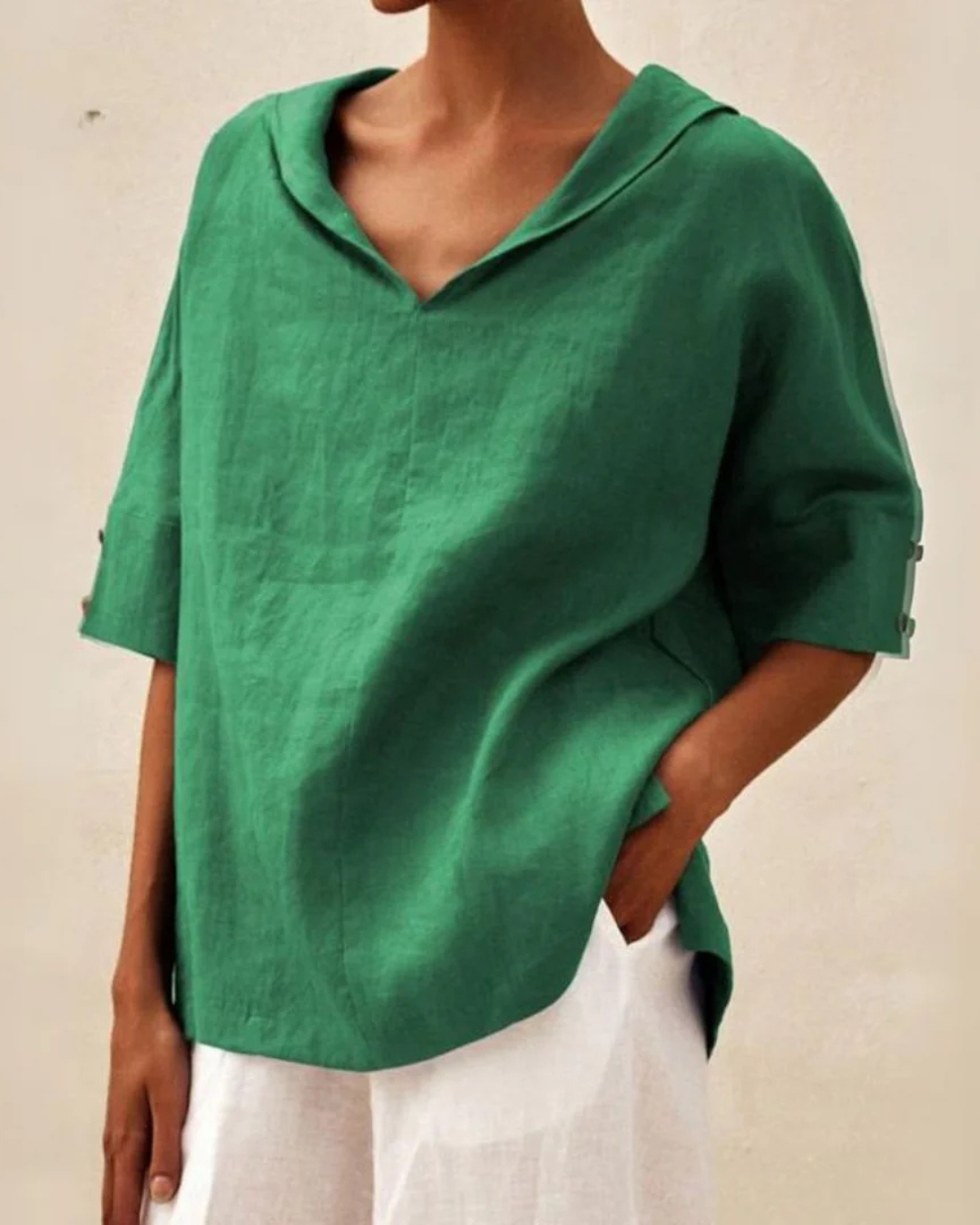 Casual Linen Blouse for Women