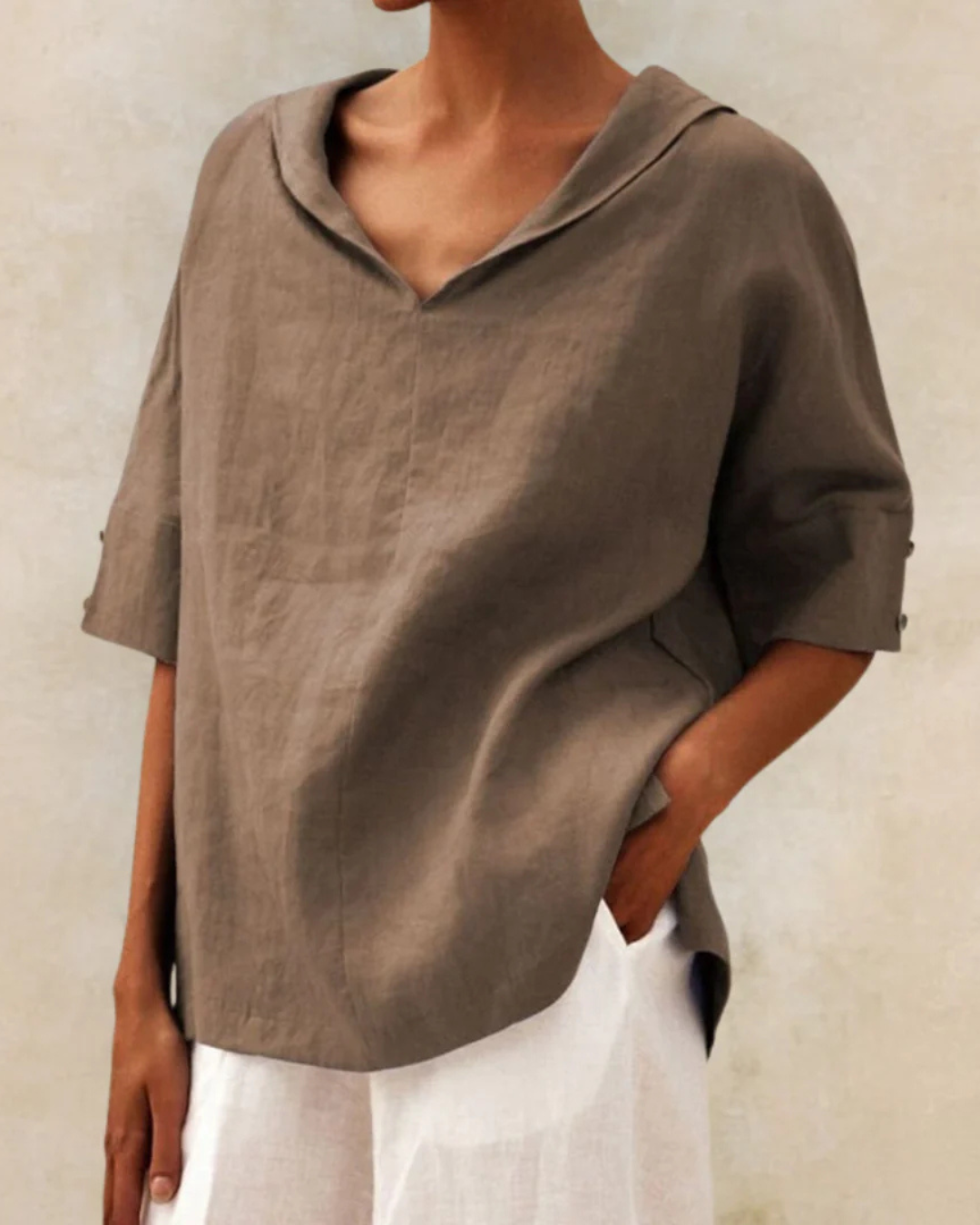 Casual Linen Blouse for Women