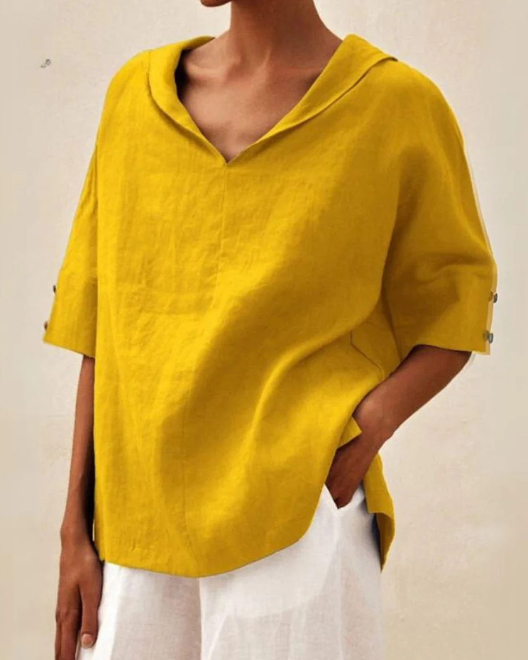 Casual Linen Blouse for Women