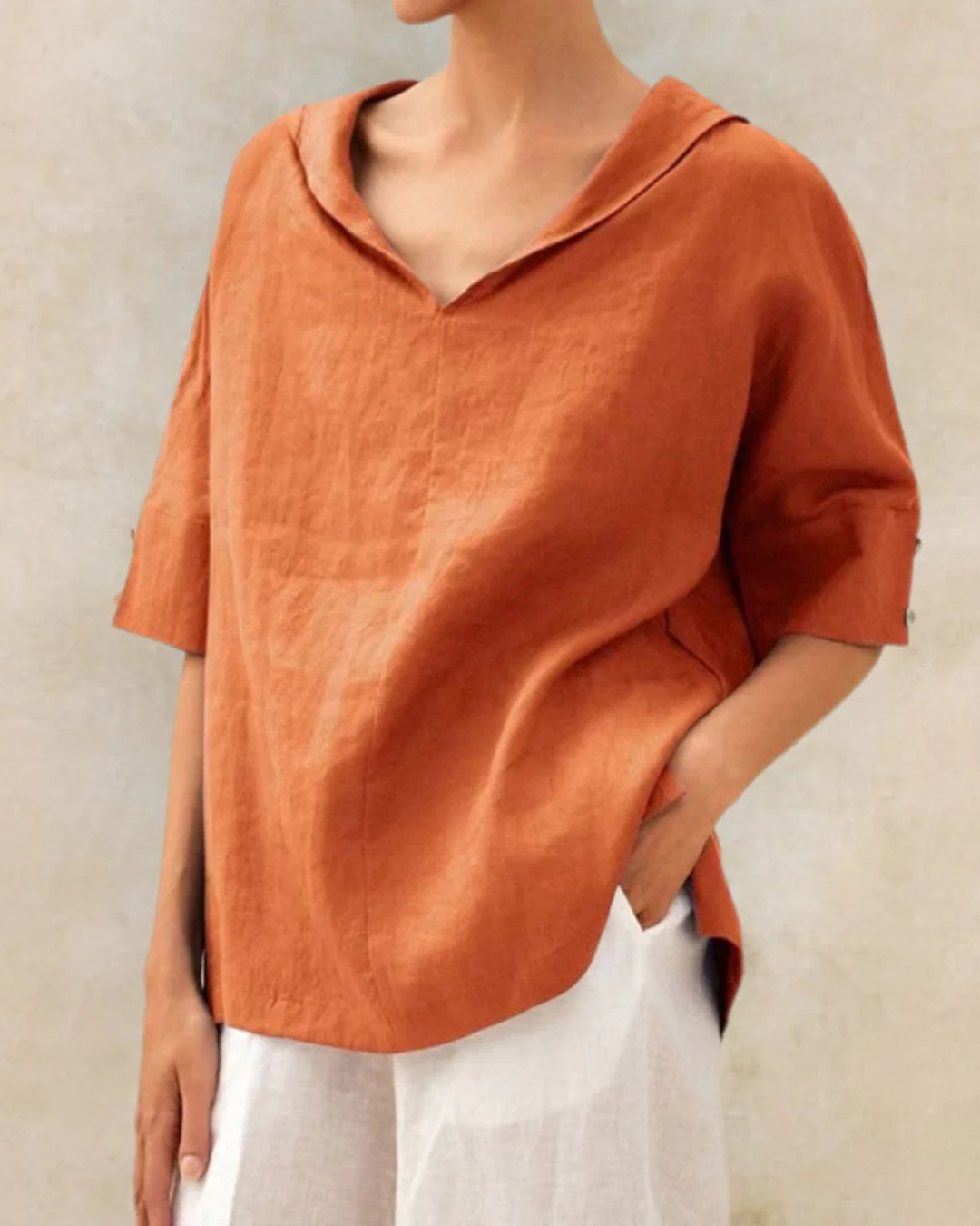Casual Linen Blouse for Women