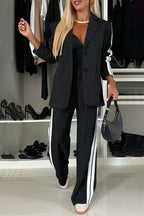 Sophie Premium Materials Two Piece Trousers And Blazer Set Exclusive Limited Edition