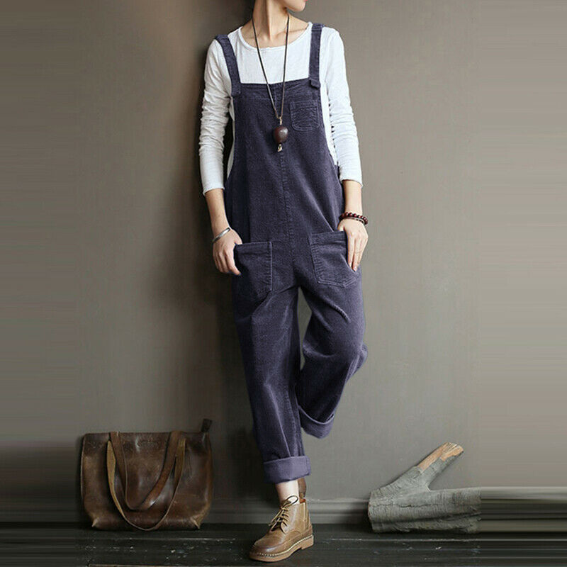 Amelia Retro Corduroy Overall Premium Collection Limited Edition For Women