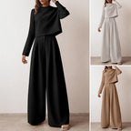 Karina Luxury Crepe Collection Two Piece Palazzo Set Limited Edition For Women