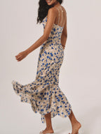 Stylish Floral Bodycon Midi Dress for Women