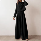 Karina Luxury Crepe Collection Two Piece Palazzo Set Limited Edition For Women