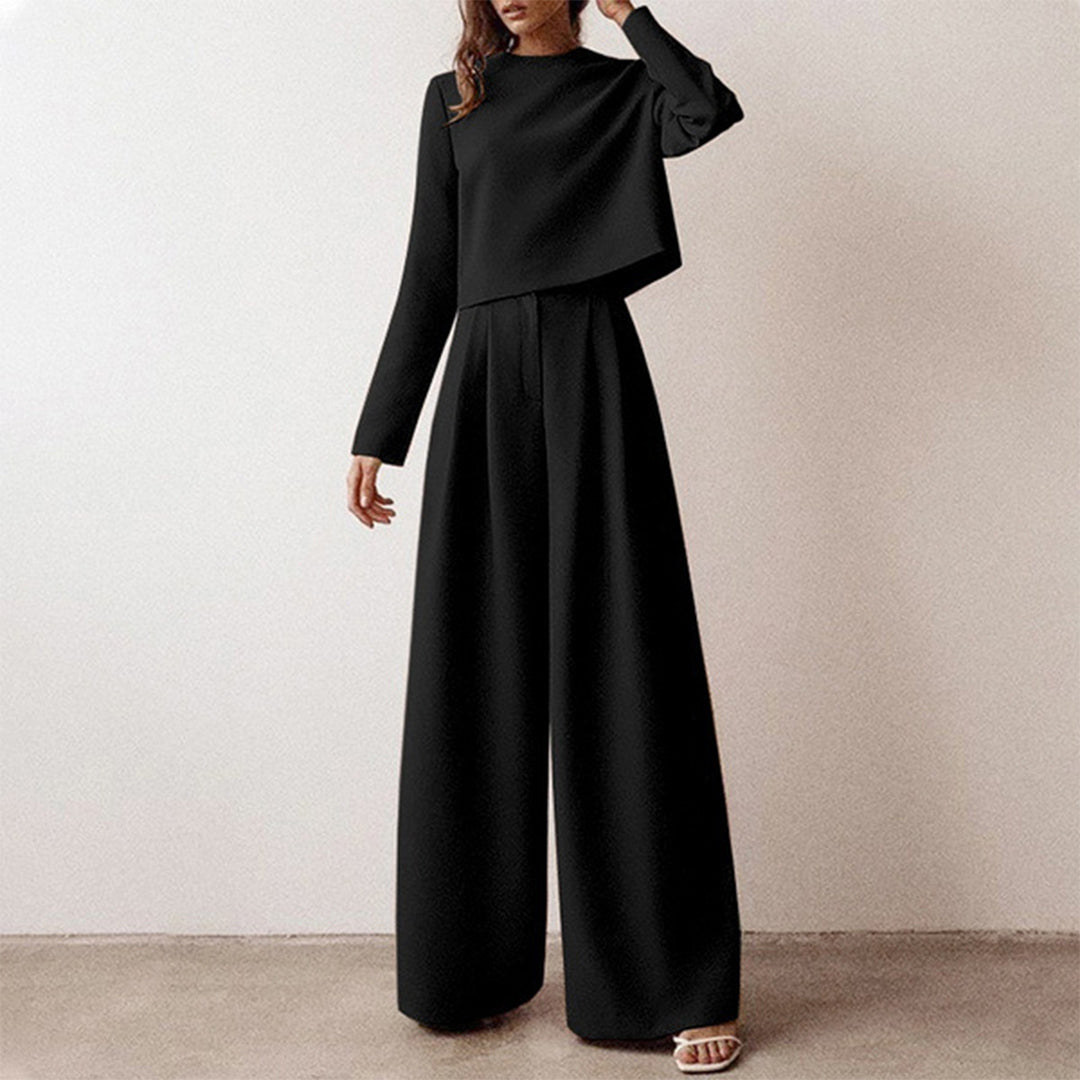Karina Luxury Crepe Collection Two Piece Palazzo Set Limited Edition For Women