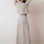 Karina Luxury Crepe Collection Two Piece Palazzo Set Limited Edition For Women