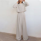 Karina Luxury Crepe Collection Two Piece Palazzo Set Limited Edition For Women