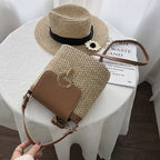 Women's Straw Handbag - Summer Style & Versatile