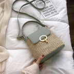 Women's Straw Handbag - Summer Style & Versatile