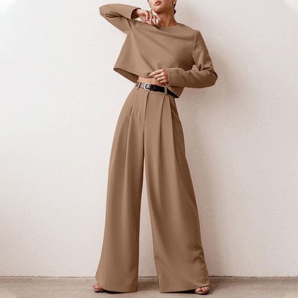 Karina Luxury Crepe Collection Two Piece Palazzo Set Limited Edition For Women