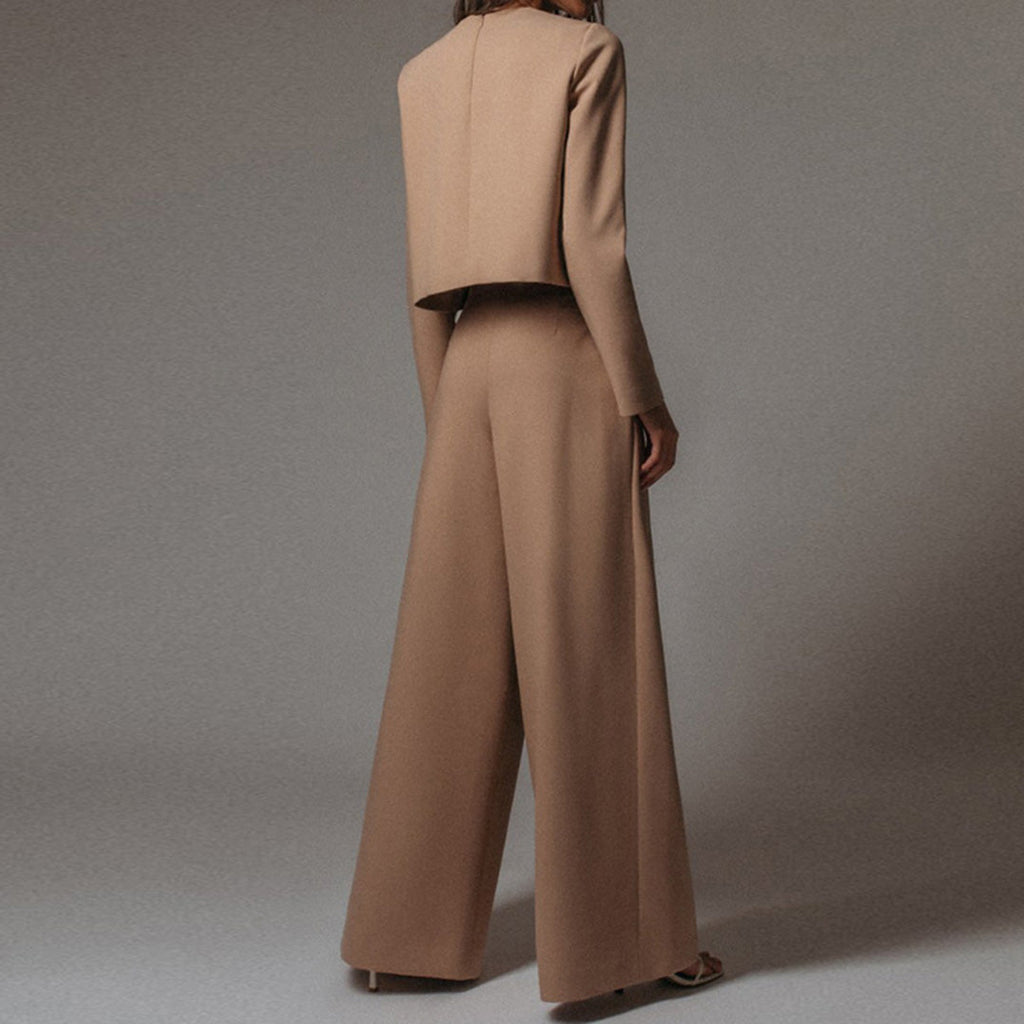 Karina Luxury Crepe Collection Two Piece Palazzo Set Limited Edition For Women