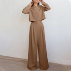 Karina Luxury Crepe Collection Two Piece Palazzo Set Limited Edition For Women