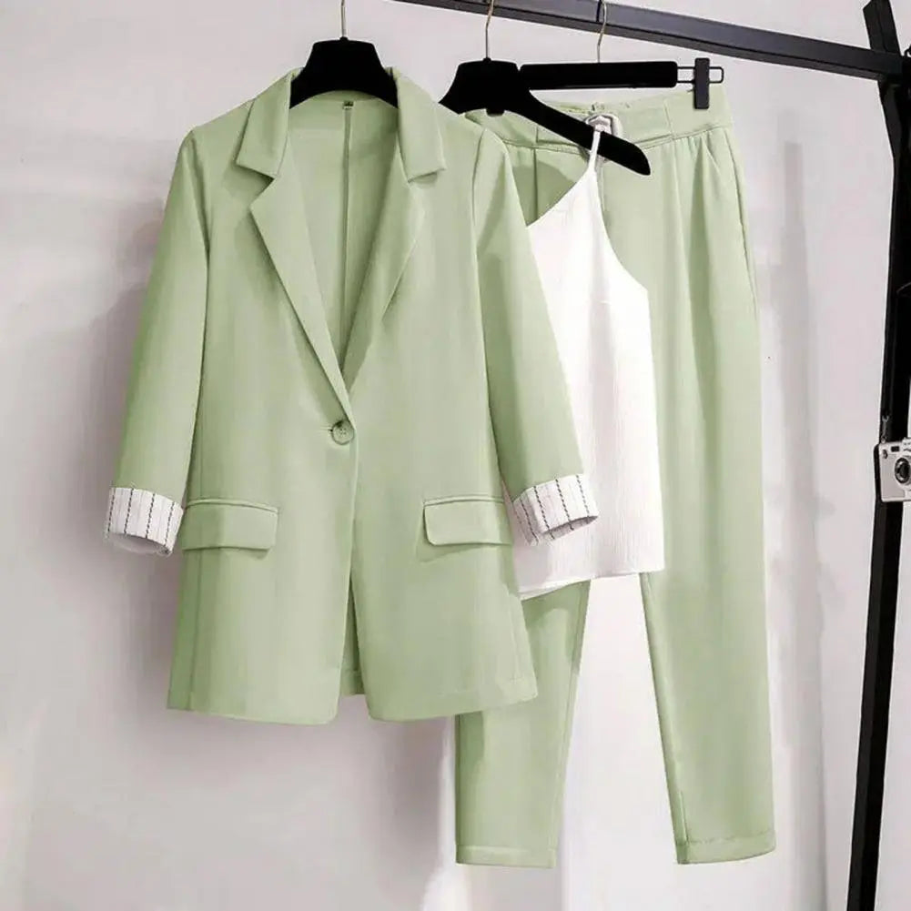 Elite Collection Edition Premium Wool Blend 3 Piece Blazer Suit Set For Modern Wardrobe