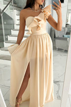 Elegant One-Shoulder Summer Dress for Women | Chloe