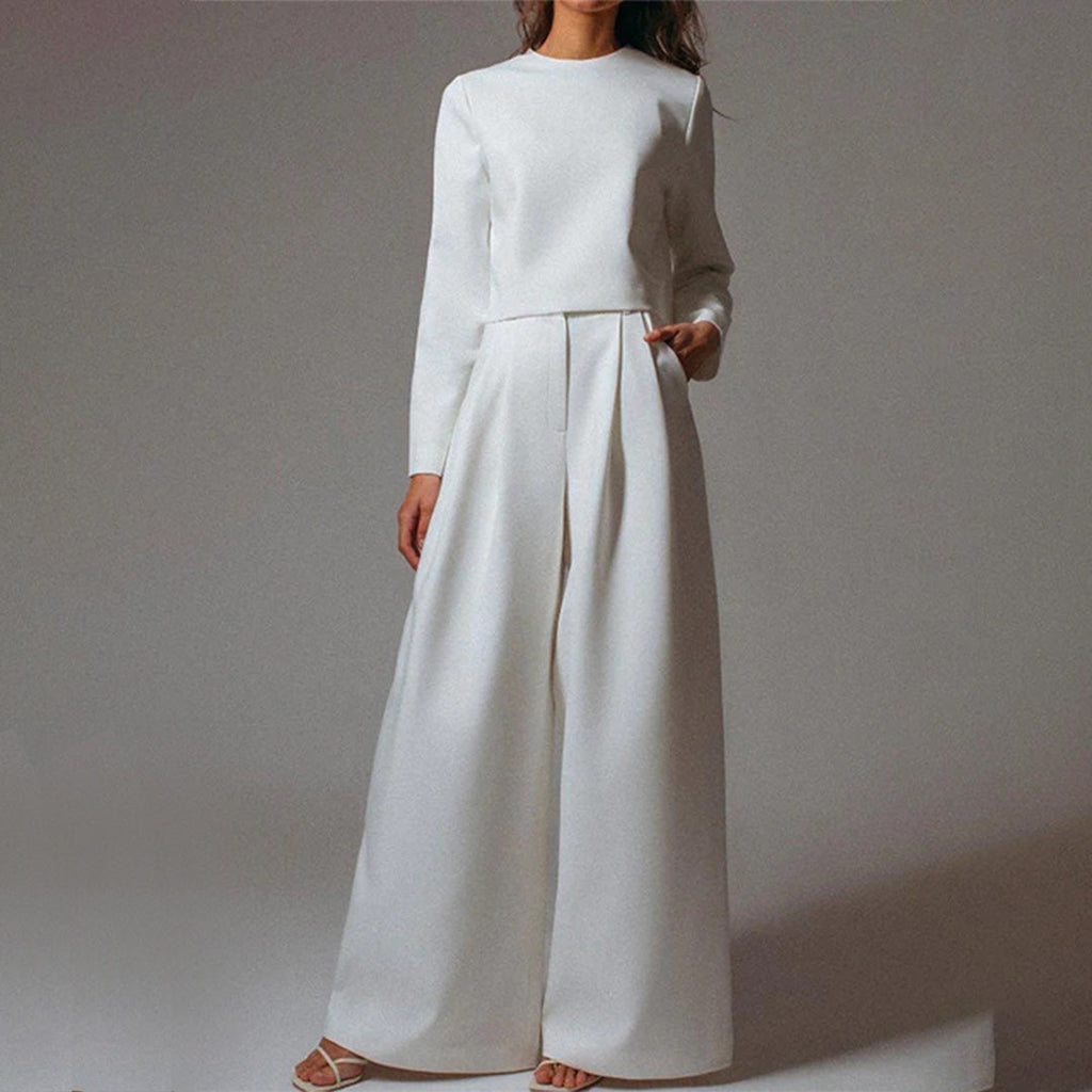 Karina Luxury Crepe Collection Two Piece Palazzo Set Limited Edition For Women