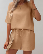 Elise Luxe Collection Two Piece Set Top And Shorts Limited Edition Craftsmanship