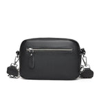 Women's Crossbody Bag - Boxy with Wide Patterned Strap