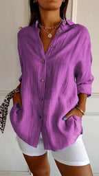 Elegant Pleated Blouse for Women | Maya