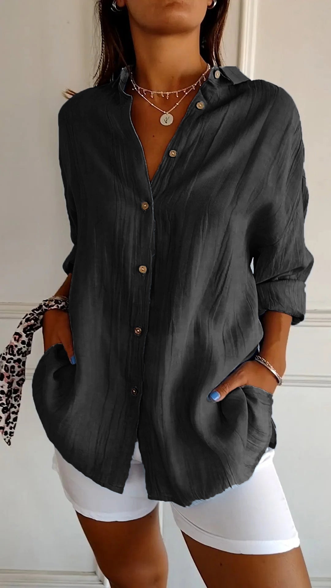 Elegant Pleated Blouse for Women | Maya