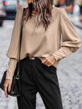 Elegant and Versatile Long-Sleeve Blouse for Women