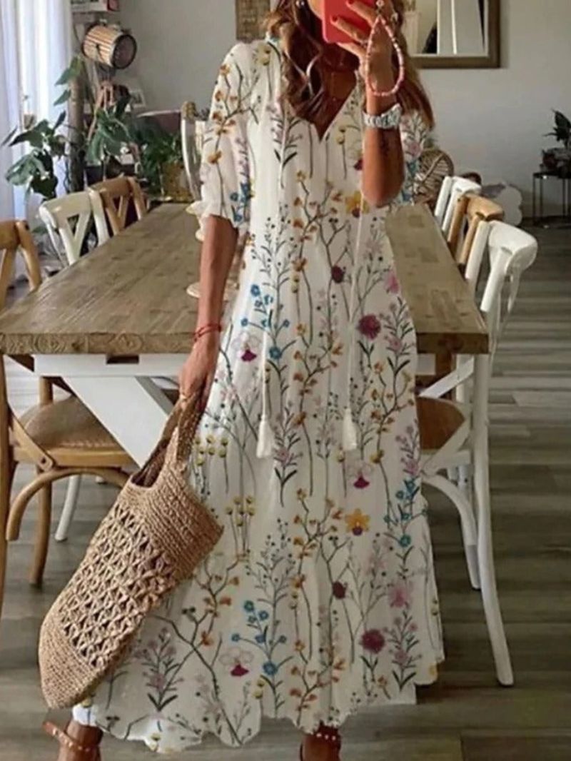 Chic and Stylish Printed Dress for Women