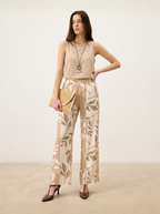 Two Piece Satin Set Luxe Satin Collection Sleeveless Shell Top Limited Edition