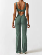 Livia Flared Jumpsuit Crepe Luxe Exclusive