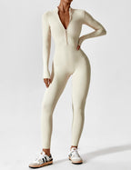 Willow Silk Crepe Long Sleeve Jumpsuit Exclusive Edition Signature Collection