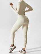 Willow Silk Crepe Long Sleeve Jumpsuit Exclusive Edition Signature Collection