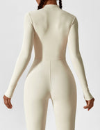 Willow Silk Crepe Long Sleeve Jumpsuit Exclusive Edition Signature Collection
