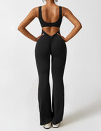 Livia Flared Jumpsuit Crepe Luxe Exclusive