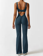 Livia Flared Jumpsuit Crepe Luxe Exclusive