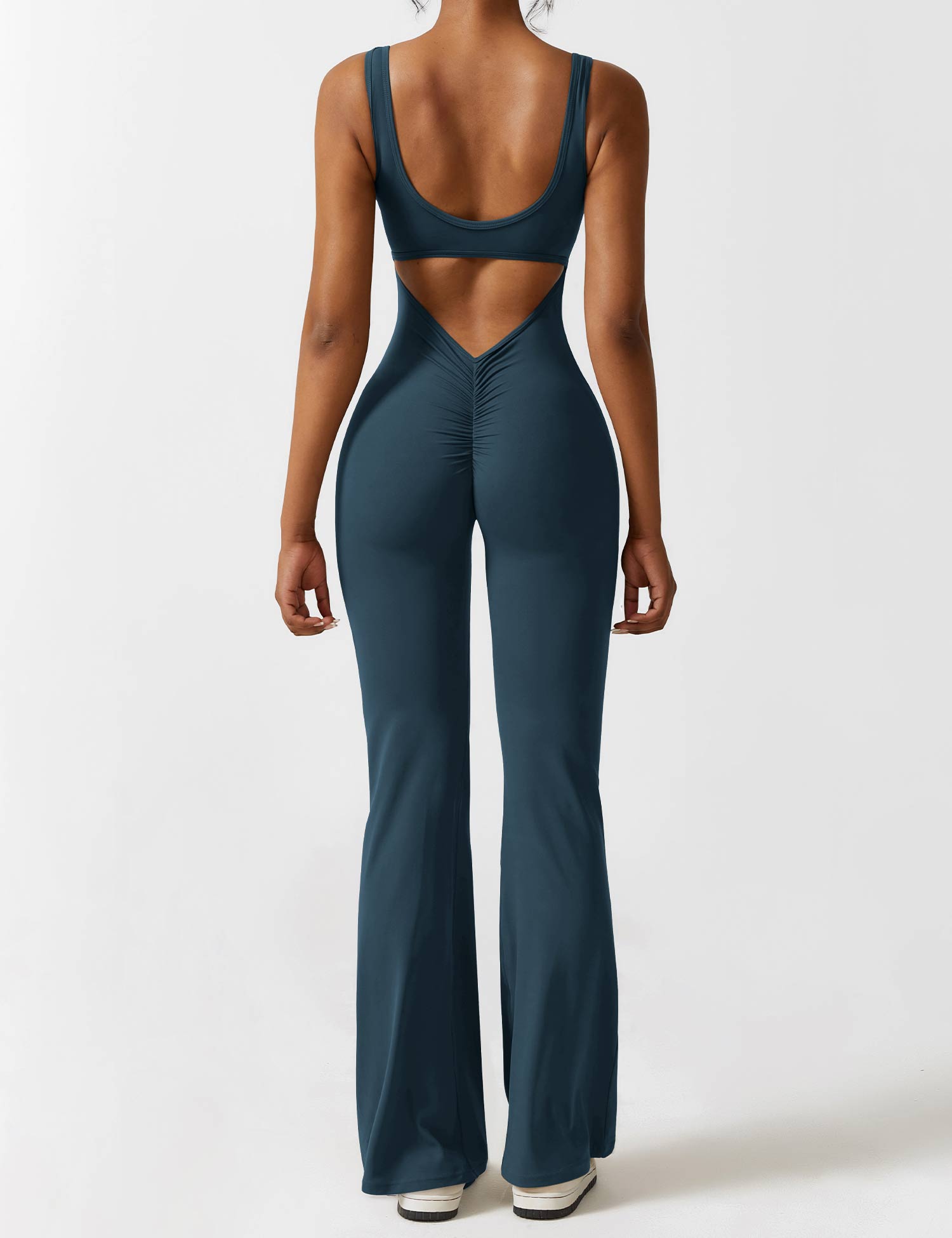 Livia Flared Jumpsuit Crepe Luxe Exclusive