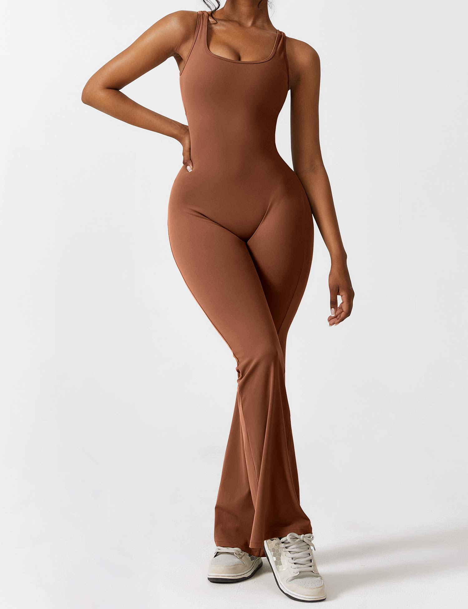 Livia Flared Jumpsuit Crepe Luxe Exclusive