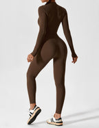 Willow Silk Crepe Long Sleeve Jumpsuit Exclusive Edition Signature Collection