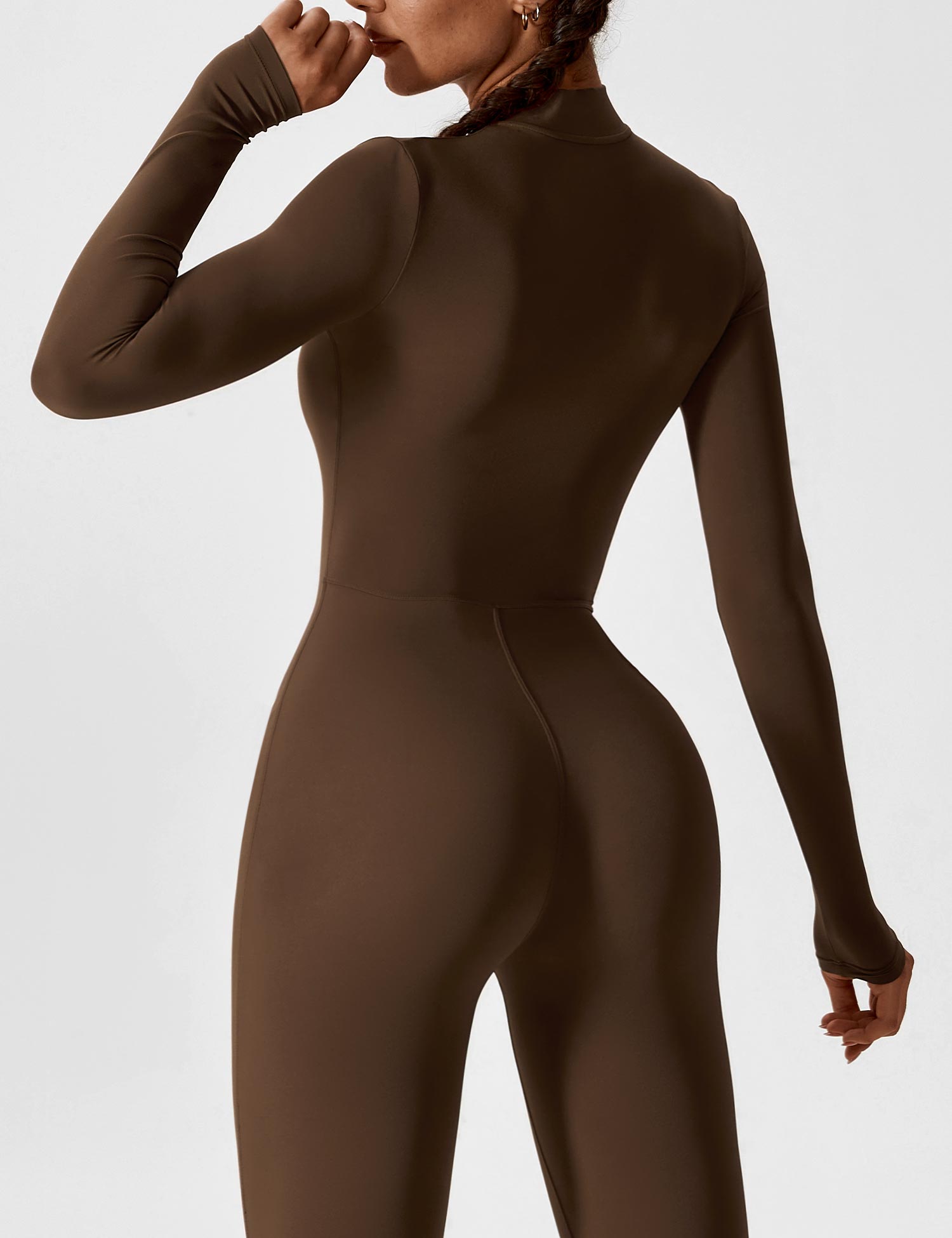 Willow Silk Crepe Long Sleeve Jumpsuit Exclusive Edition Signature Collection