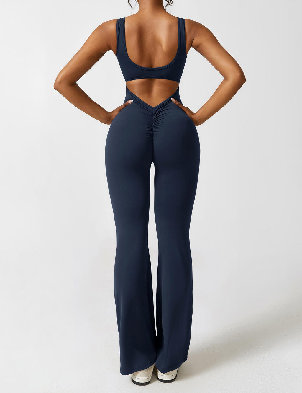 Livia Flared Jumpsuit Crepe Luxe Exclusive