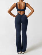 Livia Flared Jumpsuit Crepe Luxe Exclusive
