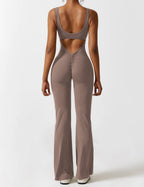 Livia Flared Jumpsuit Crepe Luxe Exclusive