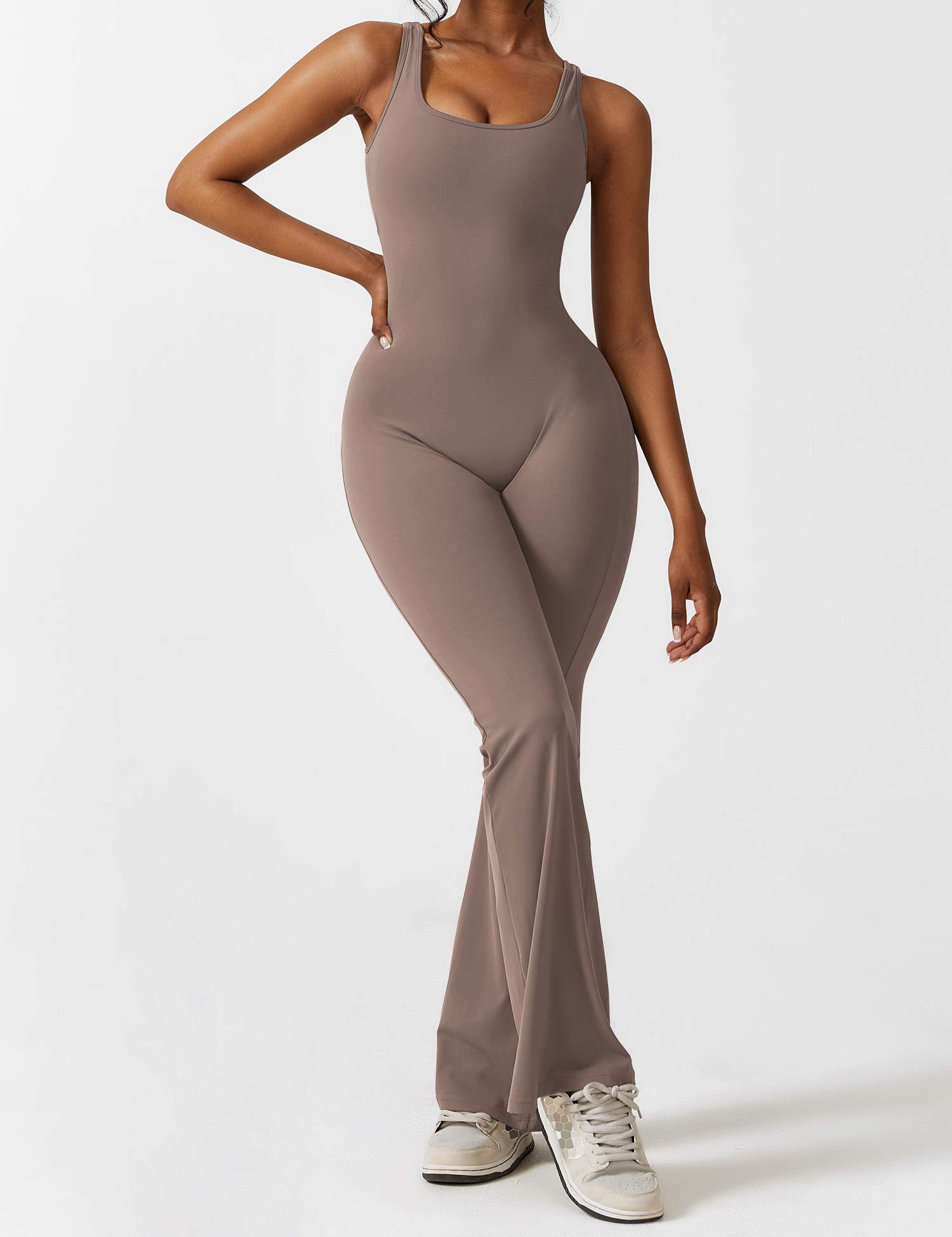 Livia Flared Jumpsuit Crepe Luxe Exclusive