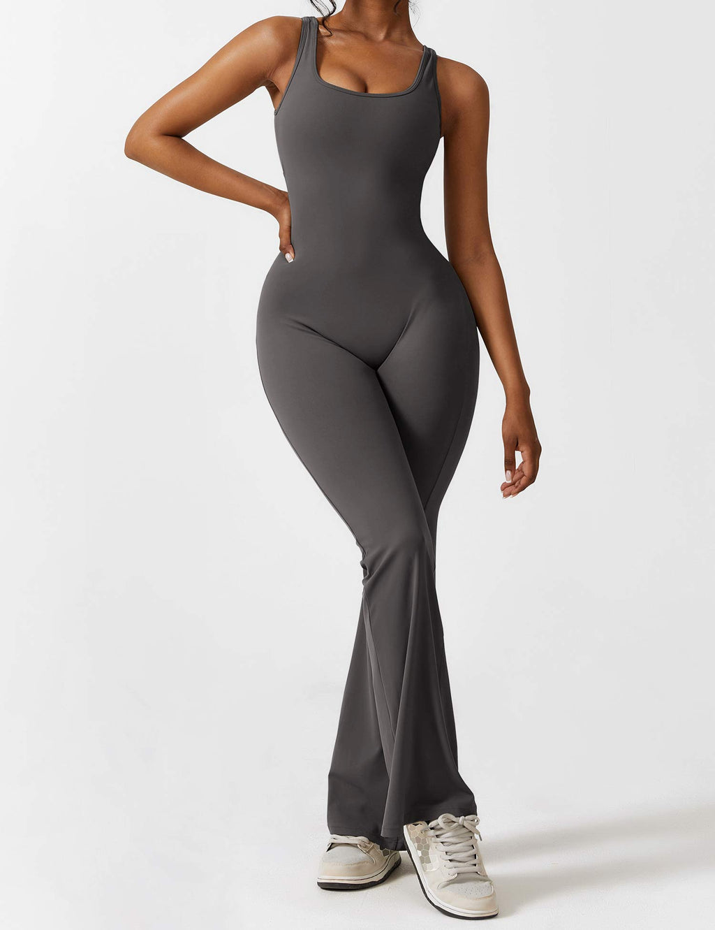 Livia Flared Jumpsuit Crepe Luxe Exclusive