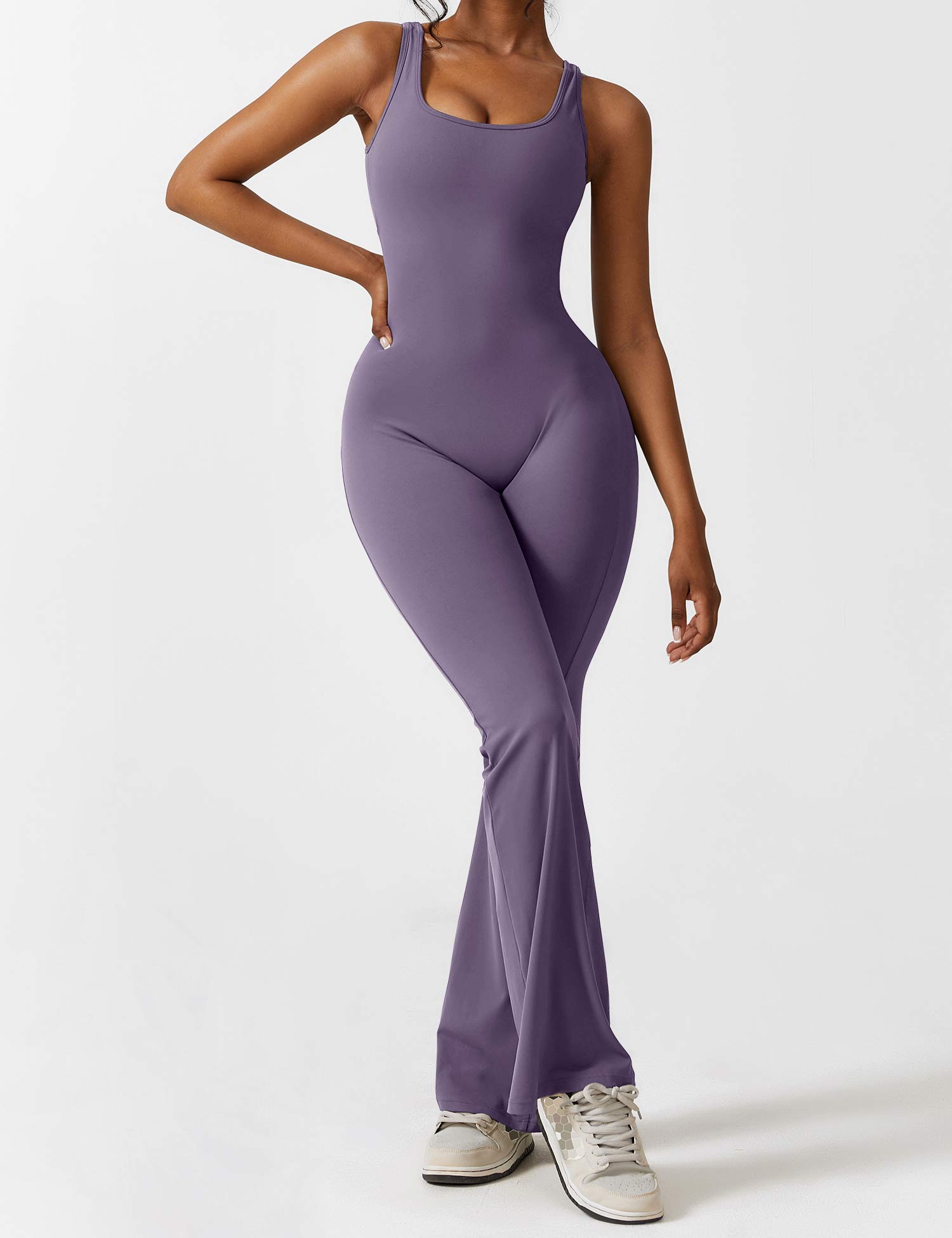 Livia Flared Jumpsuit Crepe Luxe Exclusive