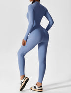 Willow Silk Crepe Long Sleeve Jumpsuit Exclusive Edition Signature Collection