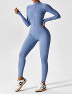 Willow Silk Crepe Long Sleeve Jumpsuit Exclusive Edition Signature Collection