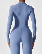 Willow Silk Crepe Long Sleeve Jumpsuit Exclusive Edition Signature Collection