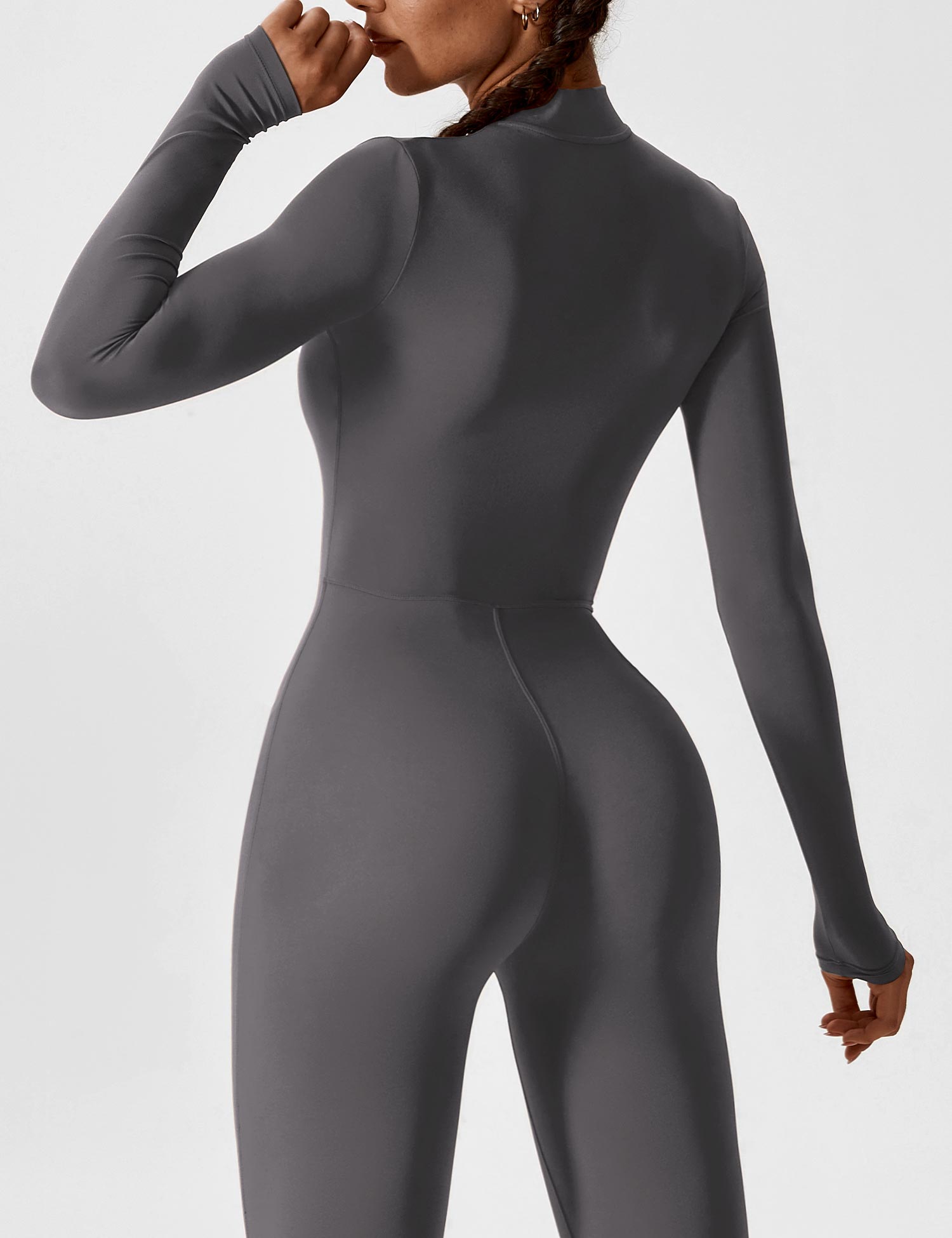 Willow Silk Crepe Long Sleeve Jumpsuit Exclusive Edition Signature Collection