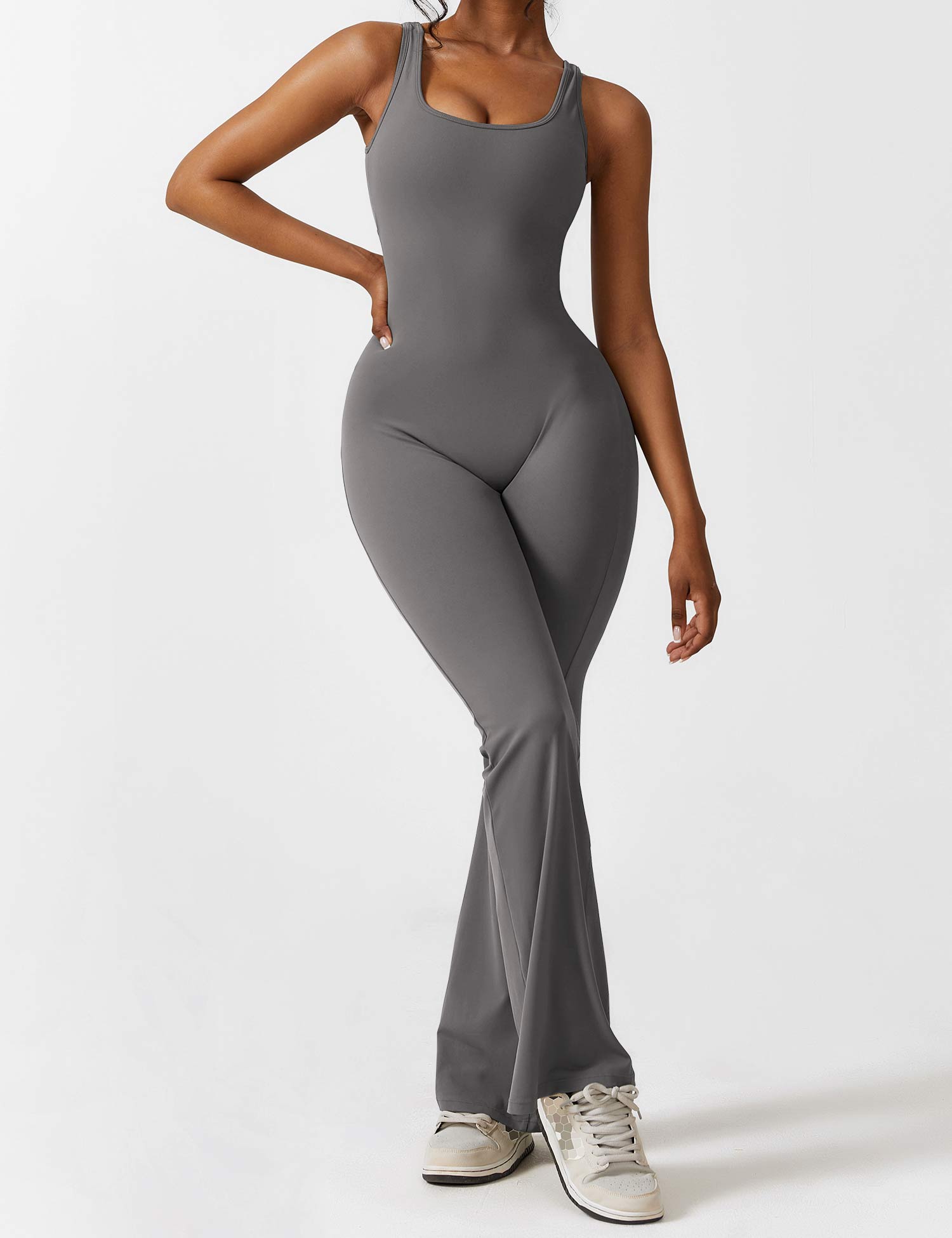 Livia Flared Jumpsuit Crepe Luxe Exclusive