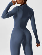 Willow Silk Crepe Long Sleeve Jumpsuit Exclusive Edition Signature Collection